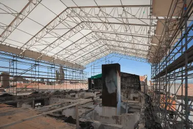 Échafaudage parapluie ALTRIX - - crédit photo @altradplettacmefran.fr