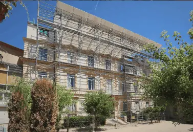 Échafaudage parapluie ALTRIX - crédit photo @altradplettacmefran.fr