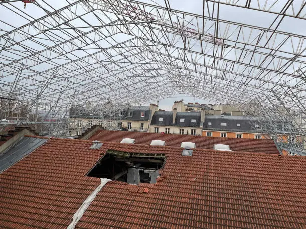 Échaffaudage parapluie