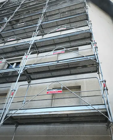 échafaudage Sécurifran - crédit photo @altradplettacmefran.fr